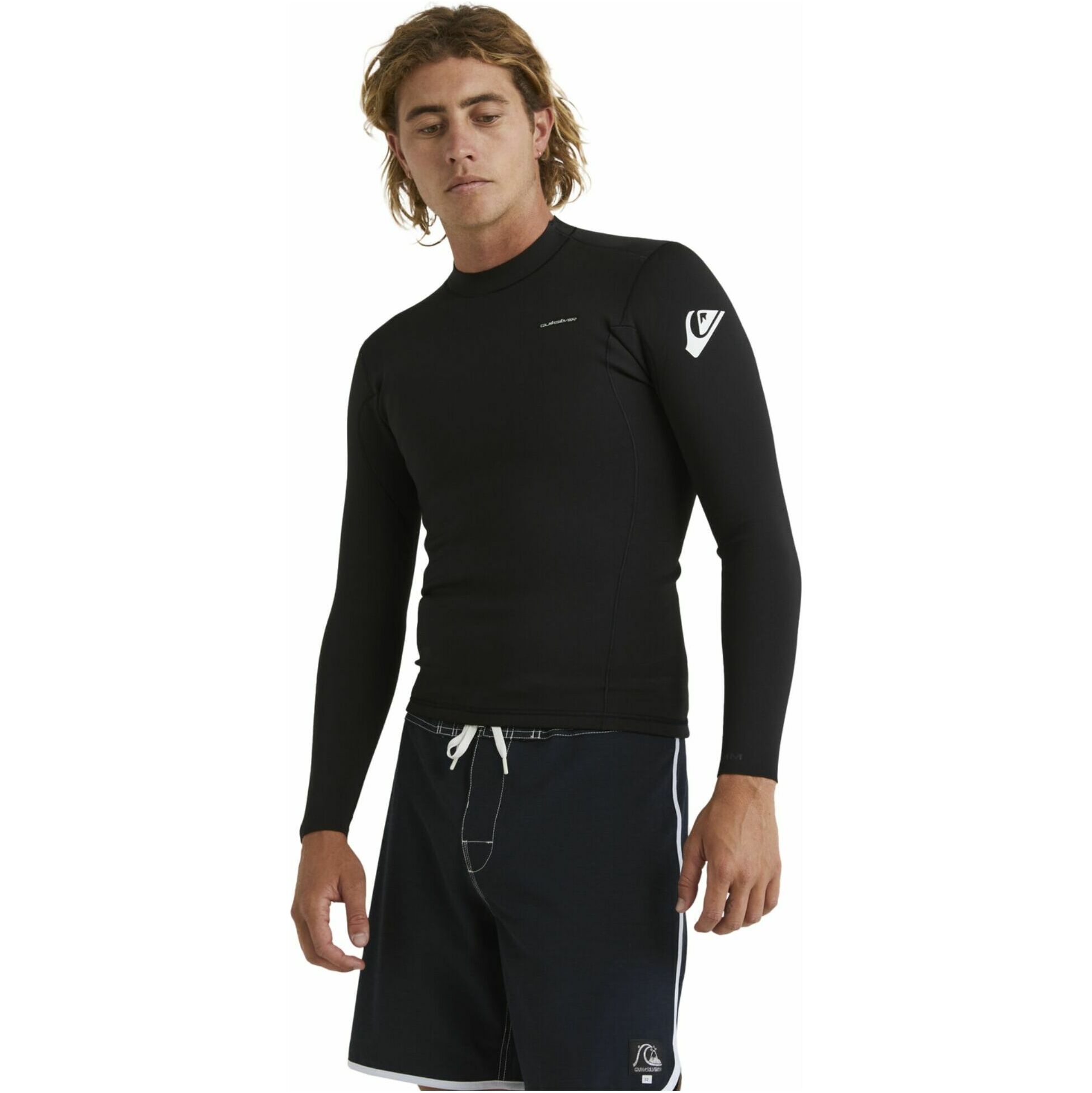 2026 Quiksilver Hombres Everyday Sessions 1.5mm Chaqueta De Neopreno EQYW803060 - Black